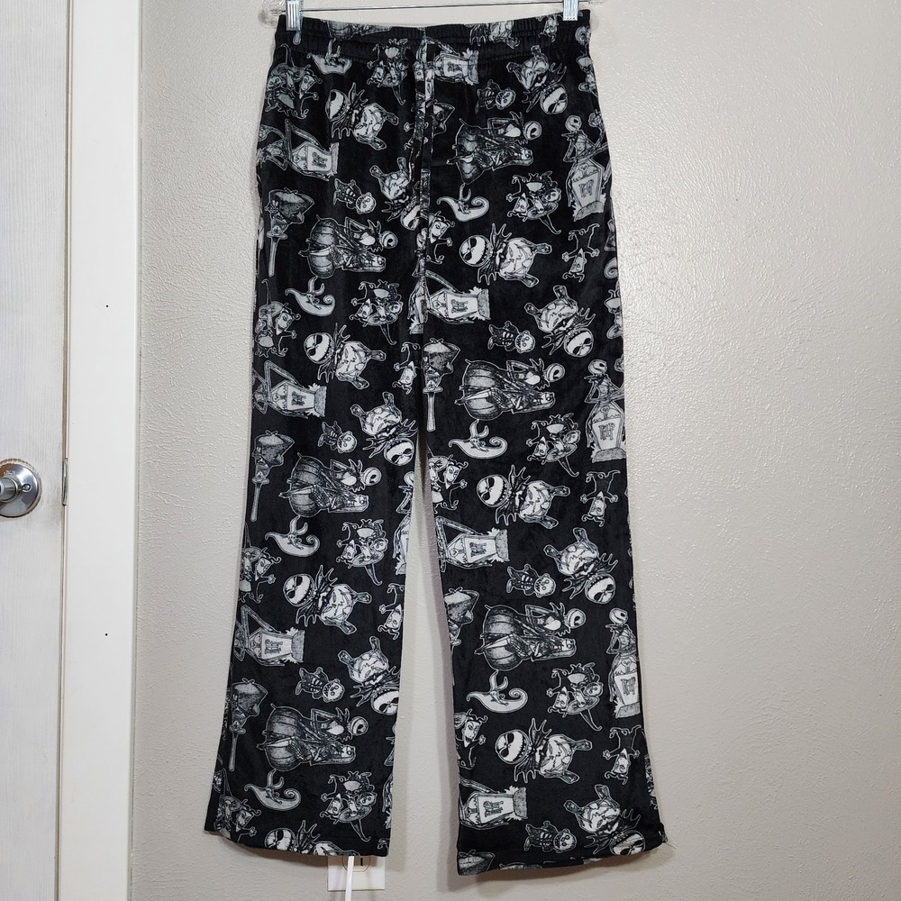 Disney The Nightmare Before‎ Christmas Pajama Pants Small Pockets Unisex Soft